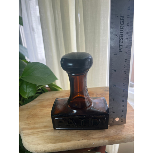 Vintage Avon “PAID!” Cologne Bottle Decanter 1970s Novelty Glass - Picture 5 of 8